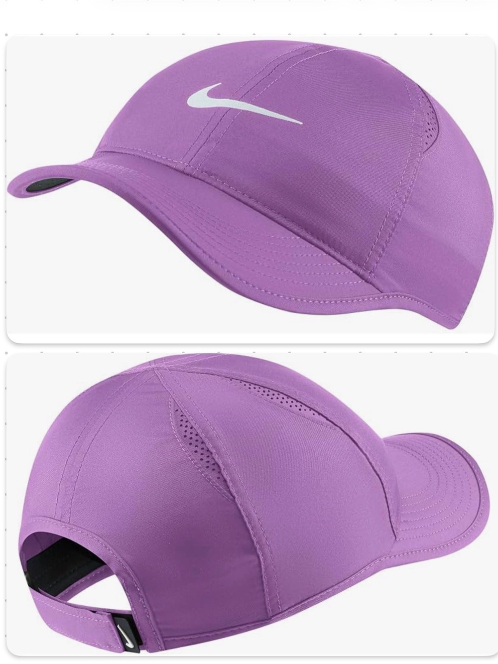 **Nike Purple **Featherlight Dri-fit Performance Cap.